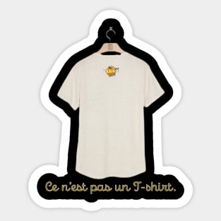 Ce N'est Pas Un T-shirt Sticker